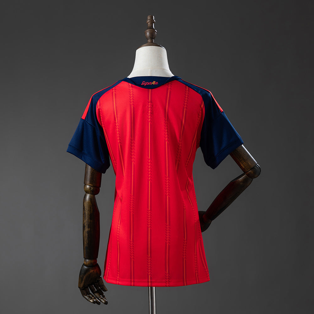 CAMISETA QUE ESPAÑA JUGÓ EL MUNDIAL 2026 LOCAL FEMENINA