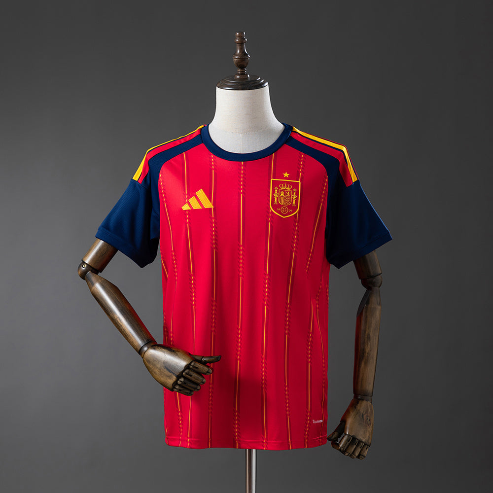 CAMISETA QUE ESPAÑA JUGÓ EL MUNDIAL 2026 LOCAL MASCULINA