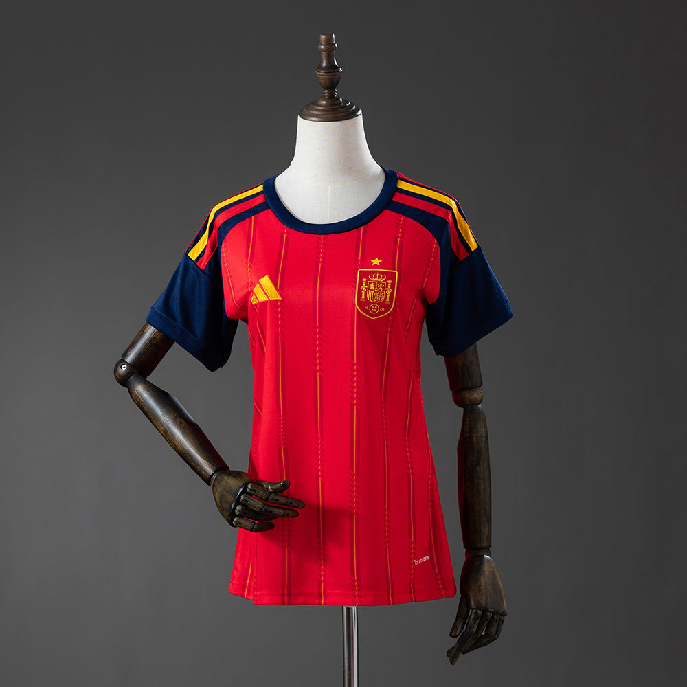 CAMISETA QUE ESPAÑA JUGÓ EL MUNDIAL 2026 LOCAL FEMENINA